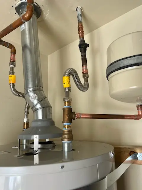 Water heater installation and plumbing repair in Holmes